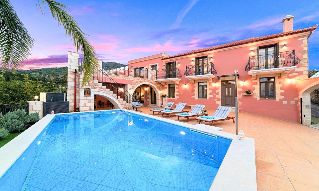 Steve Kois Villa Heated Pool Chania  Exterior photo